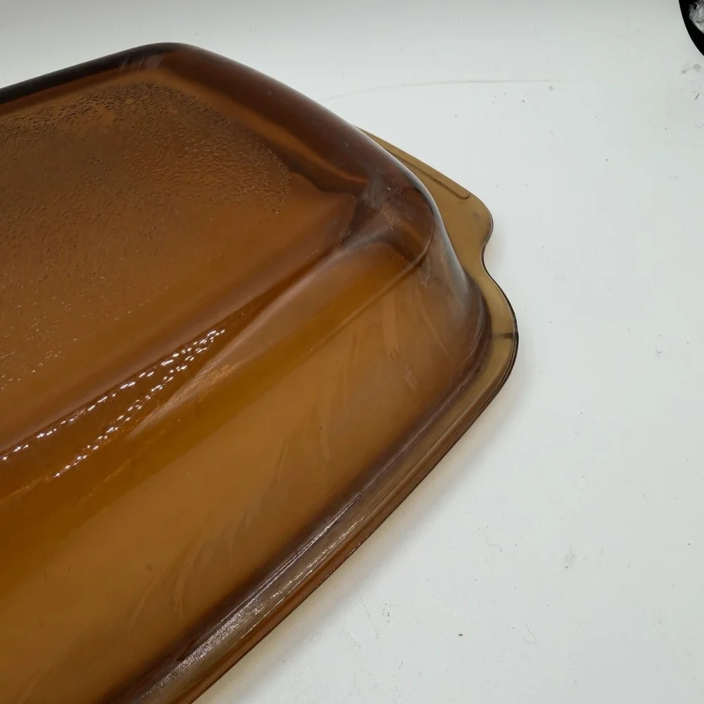 Vintage West Bend Slow Cooker Replacement Glass Lid Amber 4 to 6 Qt